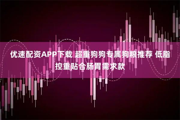 优速配资APP下载 超重狗狗专属狗粮推荐 低脂控重贴合肠胃需求款