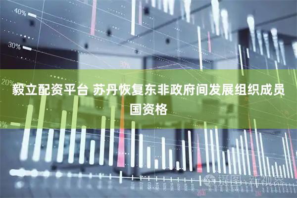 毅立配资平台 苏丹恢复东非政府间发展组织成员国资格
