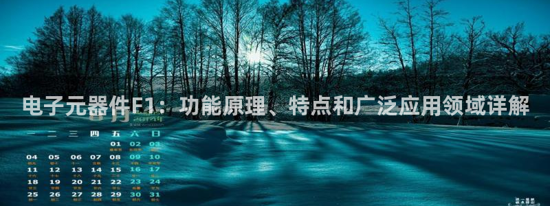 电子元器件F1：功能原理、特点和广泛应用领域详解