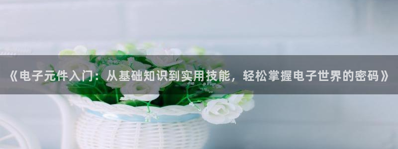 pg电子游戏哪个平台好用点：《电子元件入门：从基础知识到实用技能，轻松掌握电子世