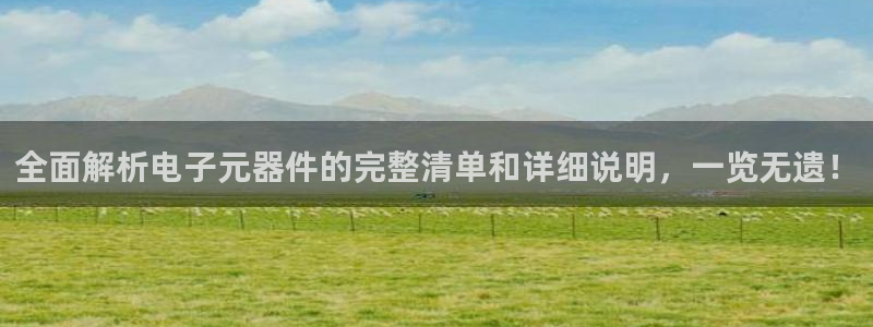 pg电子模拟器麻将胡了下载：全面解析电子元器件的完整清单和详细说明，一览无遗！