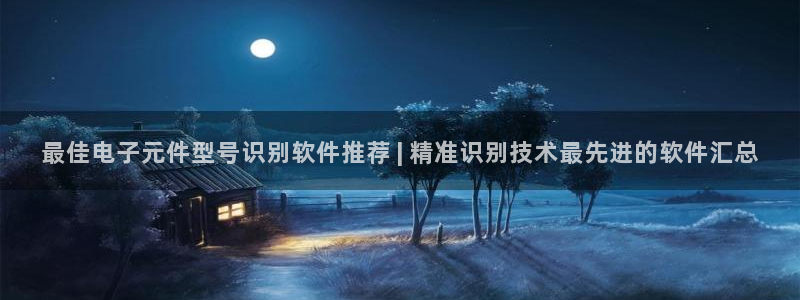 pg电子是什么平台：最佳电子元件型号识别软件推荐 | 精准识别技术最先进的软件汇