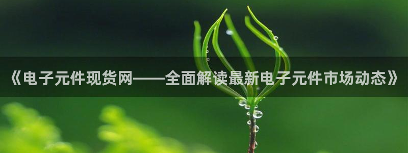 pg电子官网入口：《电子元件现货网——全面解读最新电子元件市场动态》