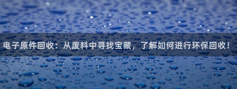 pg电子模拟器试玩电脑版：电子原件回收：从废料中寻找宝藏，了解如何进行环保回收！