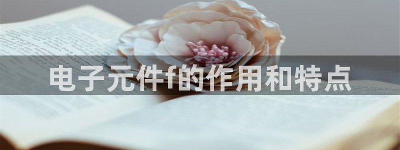 pg电子游戏哪个平台好：电子元件f的作用和特点
