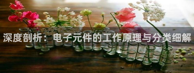 pg电子游戏apo：深度剖析：电子元件的工作原理与分类细解
