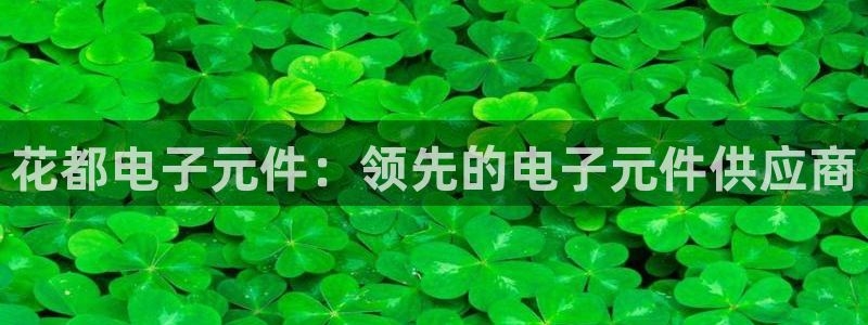 玩pg电子游戏哪个网站好一点：花都电子元件：领先的电子元件供应商