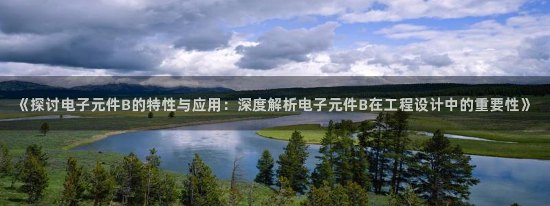 试玩pg电子平台下载：《探讨电子元件B的特性与应用：深度解析电子元件B在工程设计