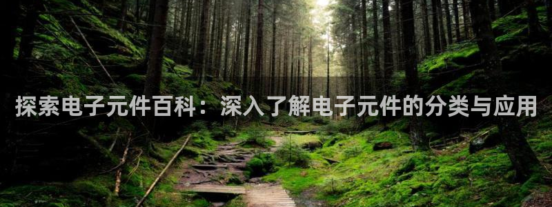 PG电子体验版：探索电子元件百科：深入了解电子元件的分类与应用