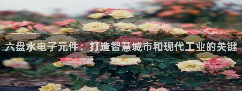 pg麻将胡了犯法吗?：六盘水电子元件：打造智慧城市和现代工业的关键